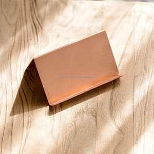 Venta al por Mayor de Modernos Porta Tarjetas de Visita de Latón, Organizador de Escritorio Personalizado con Grabado para el Hogar y Hoteles - Product Image 3