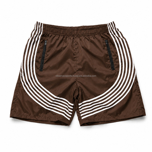 <b>Windbreaker</b> Short Waterproof <b>Beach</b> Elastic Print Solid Drawstring Gym Sweat <b>Windbreaker</b> Men's Shorts - Product Image 4