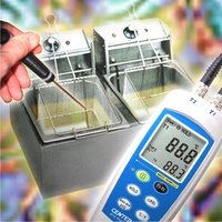 High Accuracy Waterproof LCD Display Digital Thermometer Probe PT1000/PT500/PT100 RTD Thermocouple Thermometer 0.1C Resolution