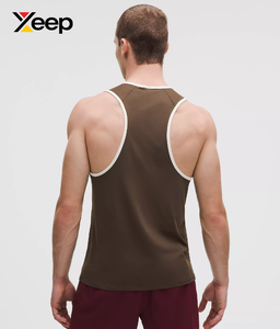 เสื้อกล้ามออกกำลังกายผู้ชาย XEEP รุ่น XC-GTT-50 คุณภาพสูง ระบายอากาศได้ดี แห้งเร็ว พิมพ์ลายแบบ Heat-Transfer ผ้าถัก 100% คอตตอน คอกลม ด้านหน้า - Product Image 3