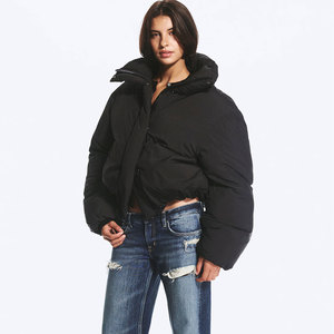 4. <b>Women's</b> Short Puffer <b>Jacket</b> Winter <b>Quilted</b> Coat <b>Lightweight</b> Warm Outerwear Custom Colors Private Label Wholesale Factory Supp - Product Image 6