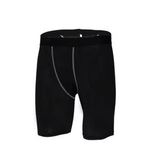<b>Men's</b> Casual Mid Waist Tights Wholesale High <b>Compression</b> Solid Exercise <b>Shorts</b> for Basketball Jogging Running Sports Drawstring - Product Image 4