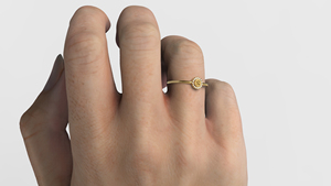 Personalized 18K Gold Plated <b>Initial</b> Letter S <b>Ring</b> Round Diamond Minimalist Dainty Stackable <b>Ring</b> Fine Jewelry Gift for Women - Product Image 5