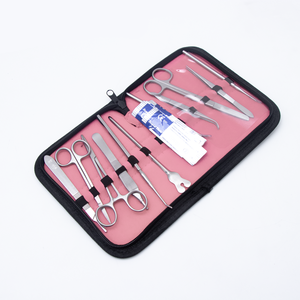 Kits de disección manual para estudiantes de medicina, anatomía, biología de ranas e insectos, kit de disección con instrumentos quirúrgicos básicos y cuchillos - Product Image 1