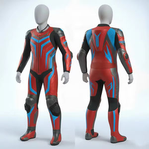 Traje de Motocicleta para Hombre de la Mejor Calidad, Cuero Genuino, Transpirable, de Secado Rápido, Personalizable, para Motociclismo y Carreras de Autos, en Varios Colores - Product Image 1