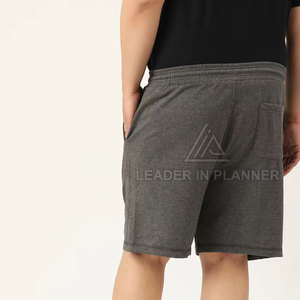 กางเกงขาสั้นผ้าฟลีซผู้ชายแบบสั่งทำพิเศษ สีพื้น กางเกงขาสั้นผ้าฟลีซผู้ชายแบบย้อมสี กางเกงขาสั้นผ้าฟลีซผู้ชาย - Product Image 4