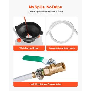 Pompa Manuale per Olio di Trasmissione con Serbatoio HDPE da 3 L, Lunghezza 47 Pollici, con Funzioni di Riparazione Auto - Product Image 2