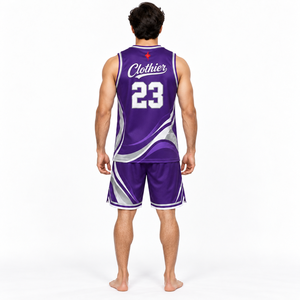 Uniforme de baloncesto deportivo que ofrece comodidad ligera, transpirabilidad, rendimiento y excelente flexibilidad durante los partidos. - Product Image 2