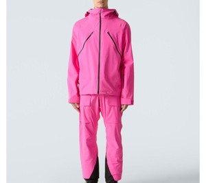 Pink Nylon Windbreaker <b>Set</b> Custom Wholesale Factory Supplier US Casual Fall Street Style Jacket Pants Matching Outfit Collection - Product Image 1