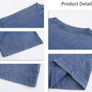 Camiseta con efecto deslavado para hombre, estilo moderno, diseño desgastado, algodón suave, cómoda, informal, estilo urbano. - Product Image 5