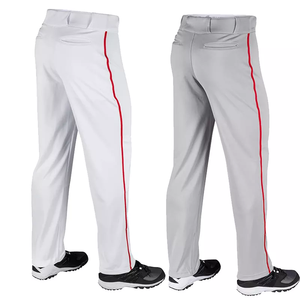 Pantalon de baseball long à rayures pour hommes, vente en gros, logo personnalisé, vêtements de sport sublimés blancs, uniforme de baseball pour hommes - Product Image 1