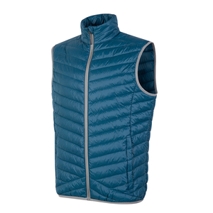 Winter Wear Wholesale High Quality New Lightweight Men Puffer <b>Vest</b> Stand Collar Front Logo Casual Regular Fitness Jacket - Product Image 6