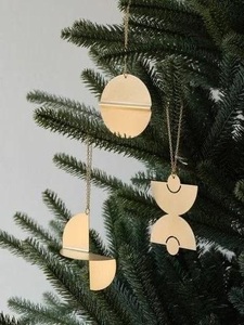 Adorno de Campana Navideña de Metal, Decoración Colgante para Árbol, Decoración Festiva Tradicional, Color Dorado, Forma Redonda - Product Image 6