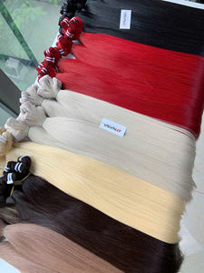 Extensions de cheveux vierges vietnamiennes de qualité supérieure, couleur blonde chaude, toutes longueurs - Product Image 5