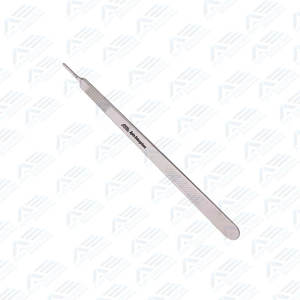 Cuchilla de bisturí quirúrgico con mango, fuente de alimentación manual, instrumento médico reutilizable y desechable, compatible con mango de bisturí quirúrgico - Product Image 3