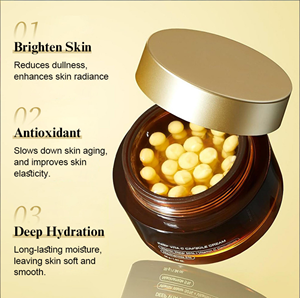 ครีมวิตามินซีแบบแคปซูลสำหรับผิวหน้า ผสมลิโปโซม แบรนด์ส่วนตัว - Product Image 3
