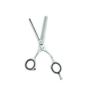 Ciseaux de barbier professionnels de 6 pouces pour droitiers, 32 dents, acier inoxydable, lame tranchante, manche en acier, pour la coupe de cheveux - Product Image 2