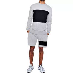 Conjunto Deportivo Casual Personalizado al por Mayor para Hombre: Camiseta y Pantalones Cortos de Poliéster/Algodón para Gimnasio y Entrenamiento - Product Image 3