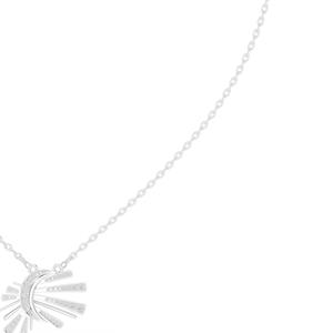 Collar con Colgante de Estrella de Moissanita en Oro Rosa para Mujer, Cadena de Eslabones - Product Image 6