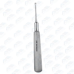 Curette osseuse double extrémité réutilisable certifiée CE, instrument chirurgical dentaire manuel pour la finition des condensateurs - Product Image 5