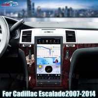 Autoradio GPS Android 13 13,6'' pour Cadillac Escalade 2007-2014, écran Tesla, lecteur multimédia automobile, vidéo