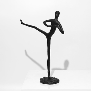 Statue d'athlète en alliage d'aluminium, sculpture d'animal en métal pour bureau, cadeau, fournisseur d'usine - Product Image 2