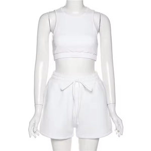 Diseña Tu Propio Conjunto de Yoga para Mujer - Tallas Grandes, Color Sólido, Logotipo Frontal y Diseño en la Cintura |   Ropa de Yoga Personalizable - Product Image 4