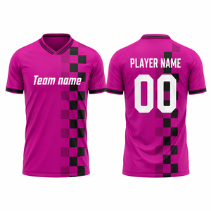 Sublimated Print Football Jersey Breathable Mesh Adult Short Sleeve V Neck <b>Soccer</b> Sports Apparel sublimated print football shirt - Product Image 3