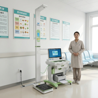 Quiosco Médico Inteligente de Alta Precisión Huasheng, con Energía Solar, para Uso Público, Servicios de Diagnóstico Rápido