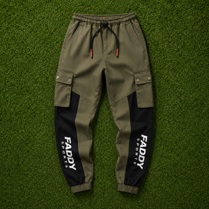 Men's Multi-Pocket Tactical <b>Cargo</b> Pants Streetwear Patchwork Joggers Hip Hop Casual Cotton Trousers Outdoor Slim Fit Work Wear - Product Image 6
