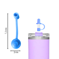 Capuchons et protections réutilisables en silicone pour pailles – Accessoires de bar – Protège-pointes de pailles