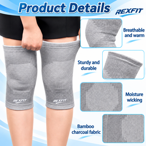 Custom Logo Weightlifting <b>Knee</b> Sleeve <b>Compression</b> Support Brace for Gym Training Fitness Sports OEM Wholesale Manufacturer - Product Image 5