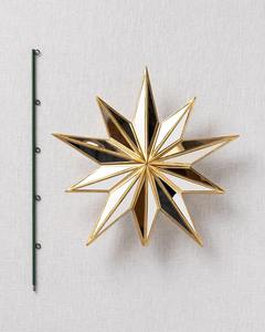 Adorno Navideño Geométrico de Metal Dorado Estilo Nórdico Moderno, Decoración Navideña de Lujo con Acabado de Espejo - Product Image 2