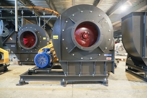 Ventilateur industriel CPL-5-8I à entraînement par courroie, centrifuge, pour chaudière, fabrication CNC, avec prise électrique et support OBM - Product Image 2