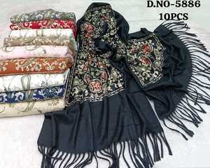 Women’s Viscose <b>Shawls</b> Printed Paisley Floral Design Lightweight Fringed <b>Wrap</b> Scarf for Fashion Wholesale - Product Image 5