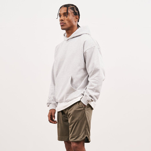 Hoodie and Sweatshirt Thermal 100% Cotton <b>Acid</b> Wash French Terry Heavyweight Oversized <b>Drop</b> Shoulder Boxy Hoodies for Men's - Product Image 6