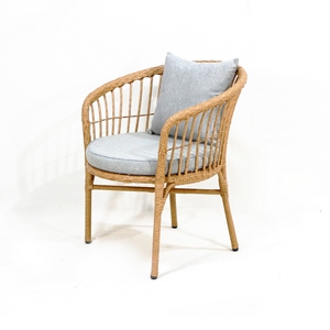 New Design <b>Flat</b> Rope Aluminum Chair - Durable Outdoor Patio Seating with Plump <b>Pillows</b> - Product Image 4