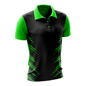 Chemise d'été décontractée en maille unie respirante à manches courtes pour le golf et le bureau, idéale pour les tenues de week-end - Product Image 1