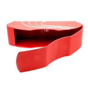 Estuche para Gafas de Cuero PU Rojo con Tapa Abatible - Product Image 4