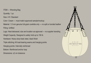Sac de déchiquetage en cuir personnalisé - Product Image 3