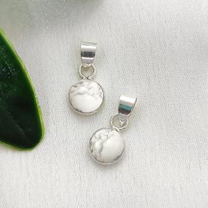 Green Onyx 7mm Round Bezel <b>Charms</b> Handmade Cabochon Cut Green Onyx Bezel Set <b>Charms</b> with Bail <b>Silver</b> Plated <b>Charms</b> - Product Image 3