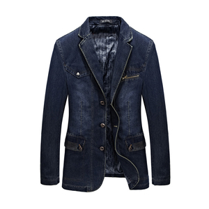 High Quality Wholesale Women's <b>Denim</b> Bomber <b>Jacket</b> Eco-Friendly High Street Winter Single Breasted Casual Outwear 100% Cotton - Product Image 2
