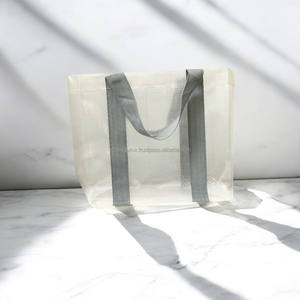 Sac fourre-tout tissé en PP transparent écologique personnalisé sac à provisions laminé avec logo fabriqué au Vietnam - Product Image 5