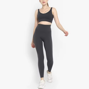 Custom <b>Women</b> Yoga Set Fitness Wear Breathable Lightweight Gym Apparel Supplier OEM - Product Image 2