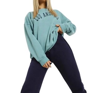 Sweat-shirt décontracté surdimensionné pour femme, imprimé sur mesure, anti-plis, en molleton de coton premium de haute qualité, chaud pour l'automne et l'hiver - Product Image 4