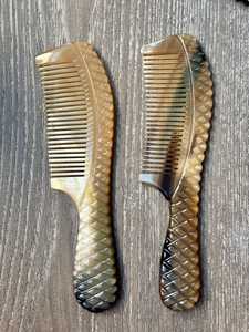 Peine de Cuerno Natural Hecho a Mano, Recién Llegado – Peine para el Cabello Hecho a Mano – Cabello y Cuero Cabelludo Saludables – Calidad Premium – Regalo - Product Image 3
