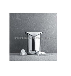 Decorative Metal Ice Bucket Vintage Finish Beverage Cooler Perfect For Home Decor Wedding Party <b>Serving</b> Use - Product Image 2