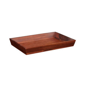 Plateau de service rectangulaire en bois de qualité supérieure, modèle 12, pour servir des aliments, des boissons, du café, du thé, du jus, des collations - Vaisselle élégante - Product Image 5