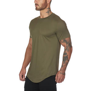 Men's Slim Fit T-shirt Fitness Sports Top Lightweight Solid Color Mens Gym T-shirt Mesh Breathable Fashionable Running <b>Tshirts</b> - Product Image 5