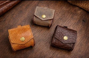 Designer Leather Belt Pouch Handmade Luxury Waist <b>Bag</b> Export Quality from Divine International India - Product Image 2